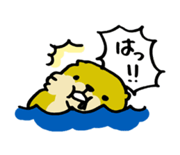 Lily : The chubby cute sea otters sticker #4925966
