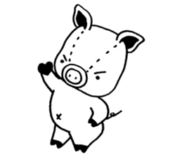 piggy is comming 4 sticker #4926229