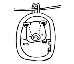 piggy is comming 4 sticker #4926252