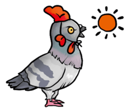 Love and pigeons sticker #4926503