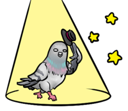 Love and pigeons sticker #4926504