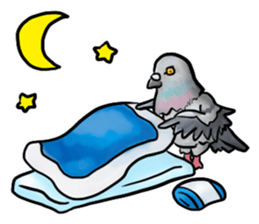 Love and pigeons sticker #4926505