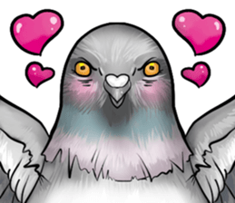 Love and pigeons sticker #4926514