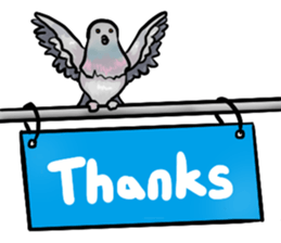 Love and pigeons sticker #4926519