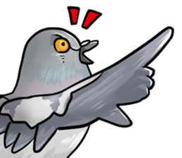 Love and pigeons sticker #4926522