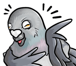 Love and pigeons sticker #4926523