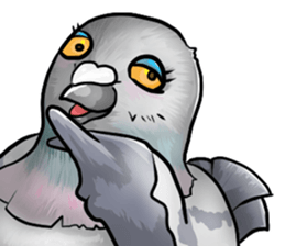 Love and pigeons sticker #4926526