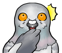 Love and pigeons sticker #4926529