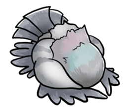Love and pigeons sticker #4926531
