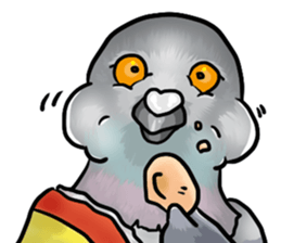 Love and pigeons sticker #4926532