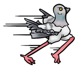 Love and pigeons sticker #4926535