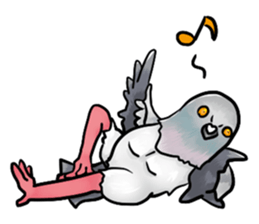 Love and pigeons sticker #4926537