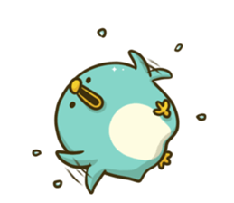 Over Reaction Penguin sticker #4926543