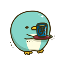 Over Reaction Penguin sticker #4926546