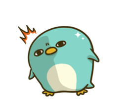 Over Reaction Penguin sticker #4926556