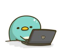 Over Reaction Penguin sticker #4926559