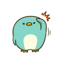 Over Reaction Penguin sticker #4926569