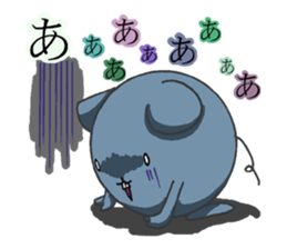 The mouse which talks a polite word sticker #4926720