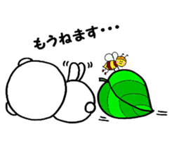 The polar bear & the honeybee sticker #4927260