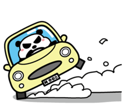 Hard-boiled panda sticker #4927511