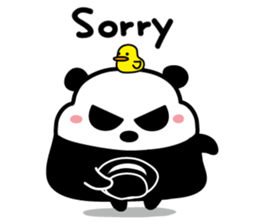 Hard-boiled panda sticker #4927514