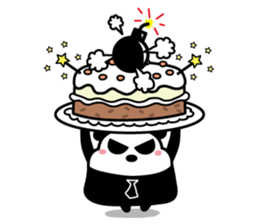 Hard-boiled panda sticker #4927516