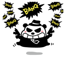 Hard-boiled panda sticker #4927523