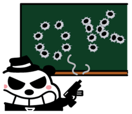 Hard-boiled panda sticker #4927524