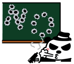 Hard-boiled panda sticker #4927525