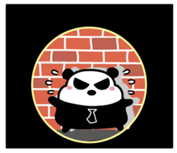 Hard-boiled panda sticker #4927532