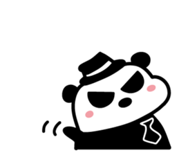 Hard-boiled panda sticker #4927541