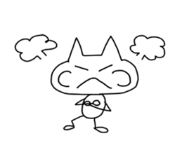 I am a white cat. sticker #4927618