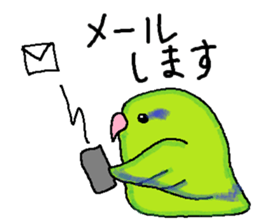 Pacific Parrotlet Worker sticker #4927635