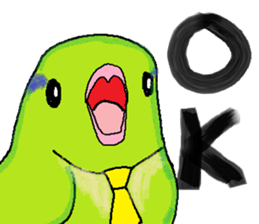 Pacific Parrotlet Worker sticker #4927640