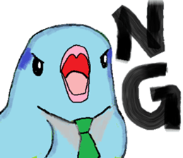 Pacific Parrotlet Worker sticker #4927641