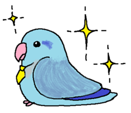 Pacific Parrotlet Worker sticker #4927652