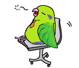 Pacific Parrotlet Worker sticker #4927657