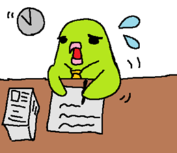 Pacific Parrotlet Worker sticker #4927660