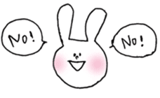 Bunny Sticker(cute) sticker #4927665
