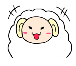 Meriko of a pretty sheep sticker #4927705