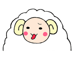 Meriko of a pretty sheep sticker #4927707
