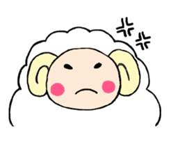 Meriko of a pretty sheep sticker #4927708