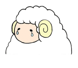 Meriko of a pretty sheep sticker #4927709