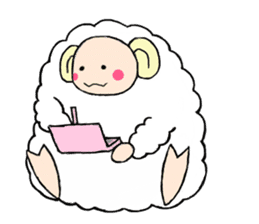 Meriko of a pretty sheep sticker #4927714