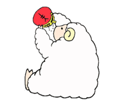 Meriko of a pretty sheep sticker #4927721