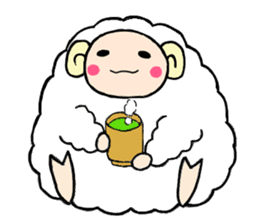 Meriko of a pretty sheep sticker #4927727