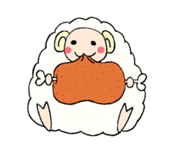 Meriko of a pretty sheep sticker #4927731