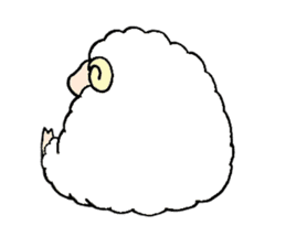 Meriko of a pretty sheep sticker #4927732
