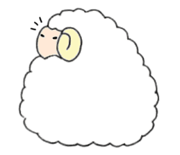 Meriko of a pretty sheep sticker #4927733