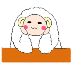 Meriko of a pretty sheep sticker #4927739